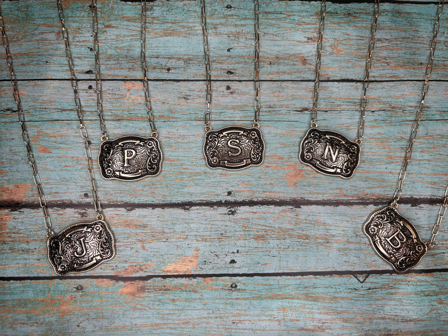 Gold Bucke Initials
