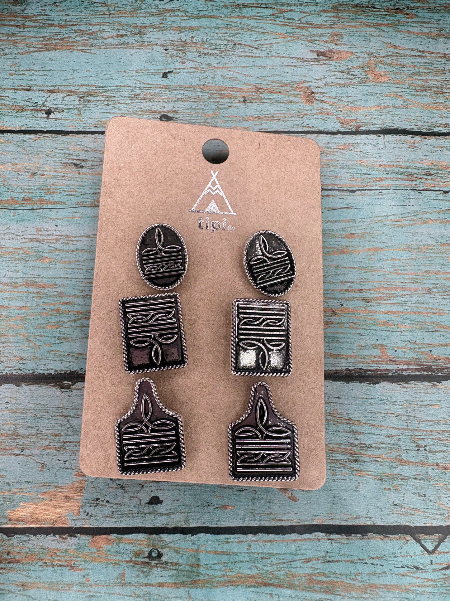 Boot Stitch Earrings
