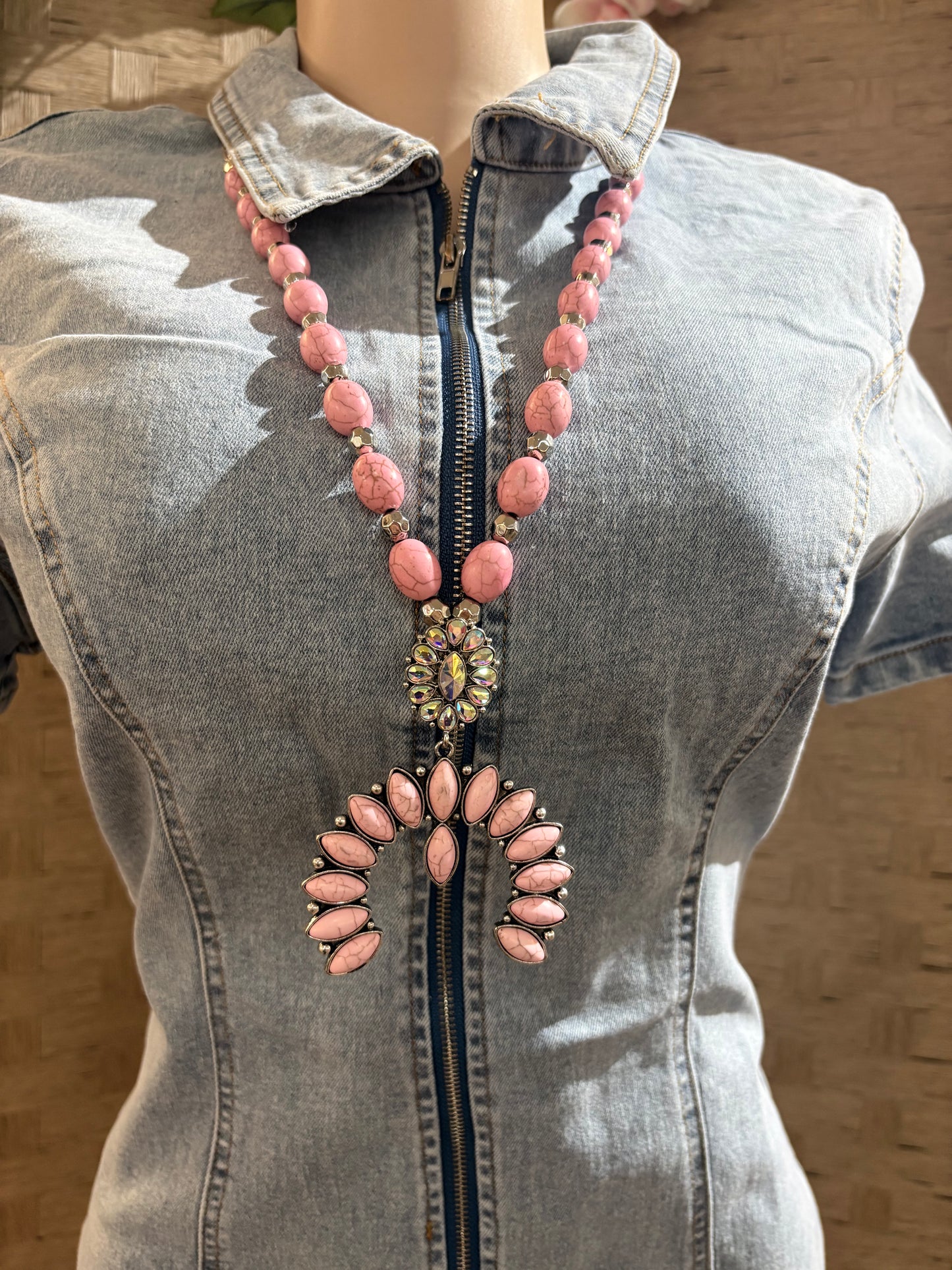 Lucky and blessed Jean Dress